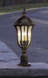 All Walnut Pedestal Lanterns - Baton Rouge product image