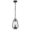 All Wrought Iron Chain Lantern - Miners product image