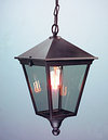 All Black Chain Lantern - Turin product image