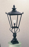 All Black Pedestal Lanterns - Wilmslow product image