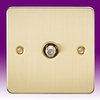 All Socket TV and Satellite Sockets - Brushed Brass product image