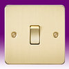 All 1 Gang  Intermediate Light Switches - Brushed Brass product image