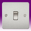 All 1 Gang  Intermediate Light Switches - Brushed Chrome product image