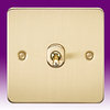 All 1 Gang  Intermediate Light Switches - Brushed Brass product image