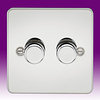 All 2 Gang Dimmers - Chrome product image