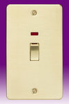 All 45 Amp DP Switches - Brushed Brass product image