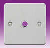 20A Flex Outlet Plate - Brushed Chrome