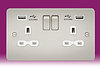 All Twin with USB Sockets - Pearl product image