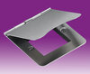 2 Module Euro Module Floor Plate - Brushed Chrome