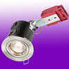 All Brushed Chrome Downlights - Mains - Fire Rated - GU10 LED product image