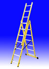 Combination Ladder 21 Step - 3 Section - Fibreglass