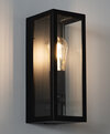 Barella Single E27 Box Lantern - Black