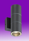 Twin Fixed Wall Light - Anthracite - IP54
