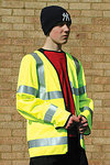 Hi  Viz  Waistcoats Sleeved