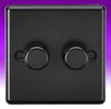 All 2 Gang Dimmers - Black product image