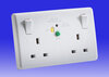 White RCD Sockets