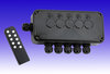 5 Gang Remote Controlled Switch Box - Black - IP66