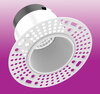 10W LED CCT Trimless Plaster Anti-Glare Baffle Downlight - IP65