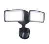 Chimera LED Twin Security Light c/w PIR - Black - IP54