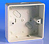All Surface with 20mm Conduit Entry Accessory Boxes - Surface Boxes - White product image