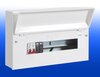12 Way Metal Consumer Unit c/w 100A Main Switch + SPD