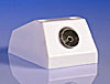 All Aerial Socket TV and Satellite Sockets - White - Surface product image