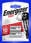 CR123A Photo Lithium Battery 3v - 2 Pack - Energizer