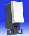 Quinetic Wireless Grid Switch - Polar White - Use with Click Mode MiniGrid