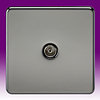 All TV and Satellite Sockets - Black Nickel product image