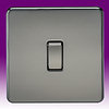 All 1 Gang  Intermediate Light Switches - Black product image