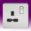 All Single Switched Sockets - Chrome product image