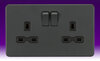Product image for Anthracite - Screwless Flatplate