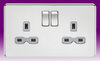 Product image for Chrome - Grey - Screwless Flatplate