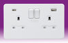 All Twin with USB Sockets - White product image