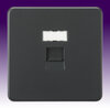 All 1 Gang RJ45 Data Sockets - Anthracite product image