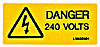 Product image for Danger - 240v