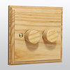 All 2 Gang Dimmers - Wood product image