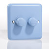 All 2 Gang Dimmers - Blue product image