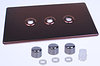 All 3 Gang Dimmers - Mocha product image