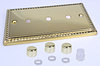 All 3 Gang Dimmers - Brass Georgian product image