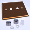 All 2 Gang Dimmers - Bronze product image
