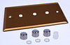 All 3 Gang Dimmers - Bronze product image