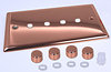 All 4 Gang Dimmers - Copper product image