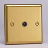 All Aerial Socket TV and Satellite Sockets - Classic Brushed Brass product image