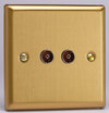 TV and Satellite Sockets - Twin TV - FM Aerial Socket product image