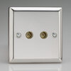 TV and Satellite Sockets - Twin TV - FM Aerial Socket product image