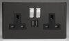 All Twin with USB Sockets - Piano Black product image
