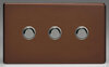 All 3 Gang Light Switches - Mocha product image