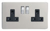 Product image for Satin - Black/Chrome - Screwless