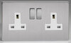 Product image for Stainless Steel/White - Screwless Flatplate